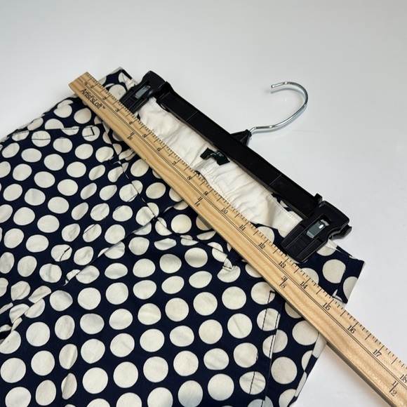 J. Crew Navy and Cream Polka Dot Pants - Picture 5 of 8